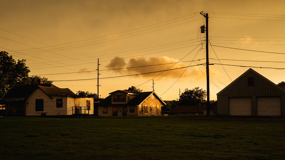 A thunderstorm in Tulsa, Oklahoma